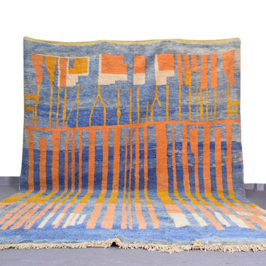 Vintage Moroccan Rug 9.8 x 13.5 feet / 300 x 412 cm - Ettilux Home